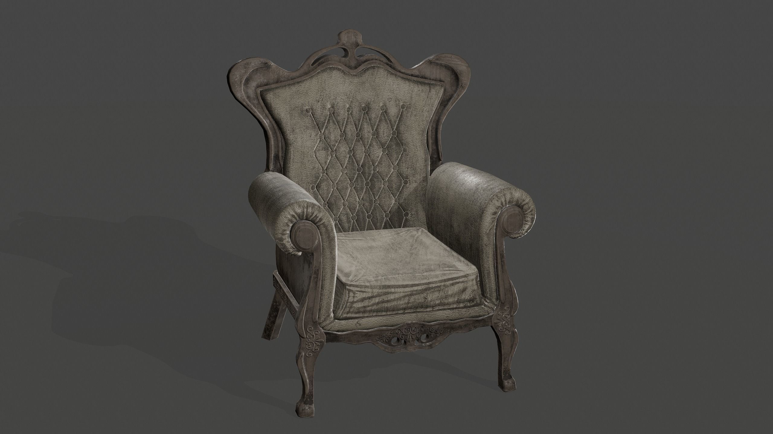 Armchairs Kit Low-poly 3D model_12