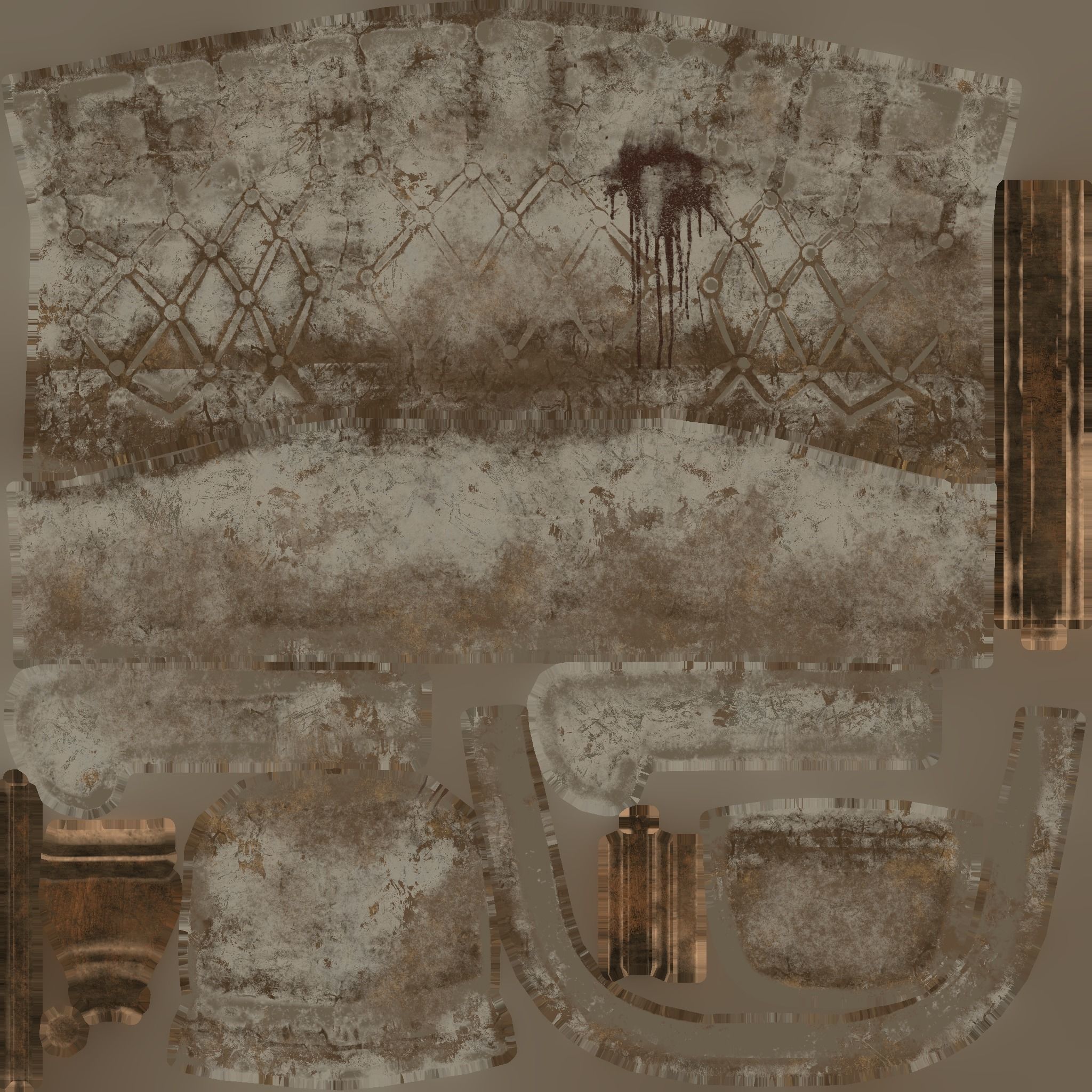 Armchairs Kit Low-poly 3D model_32