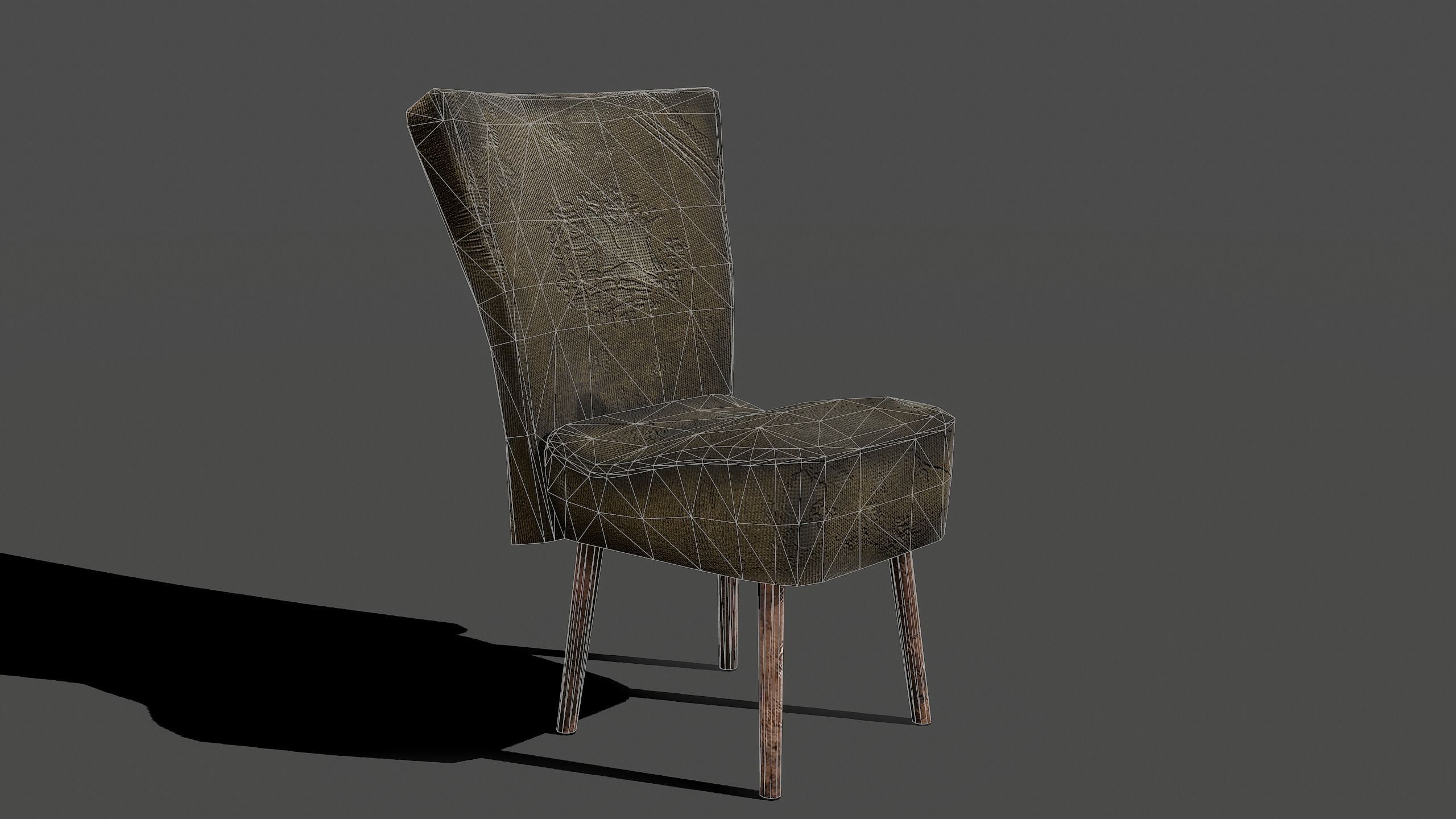 Armchairs Kit Low-poly 3D model_25
