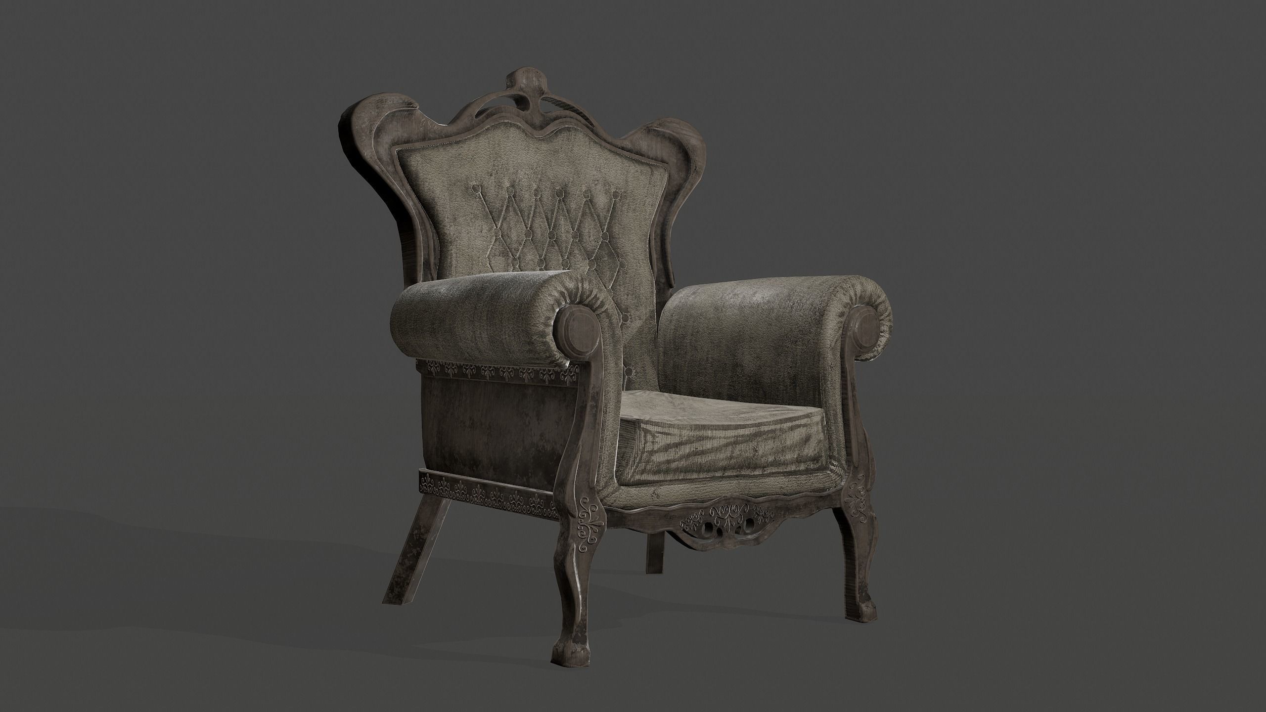 Armchairs Kit Low-poly 3D model_14