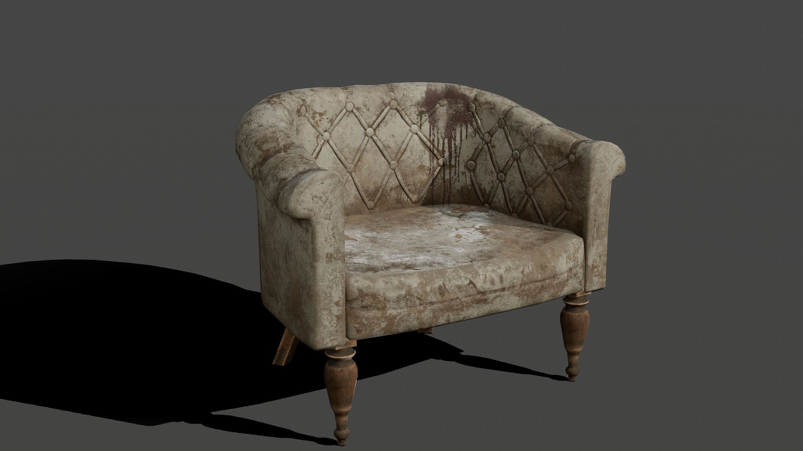 Armchairs Kit Low-poly 3D model_20