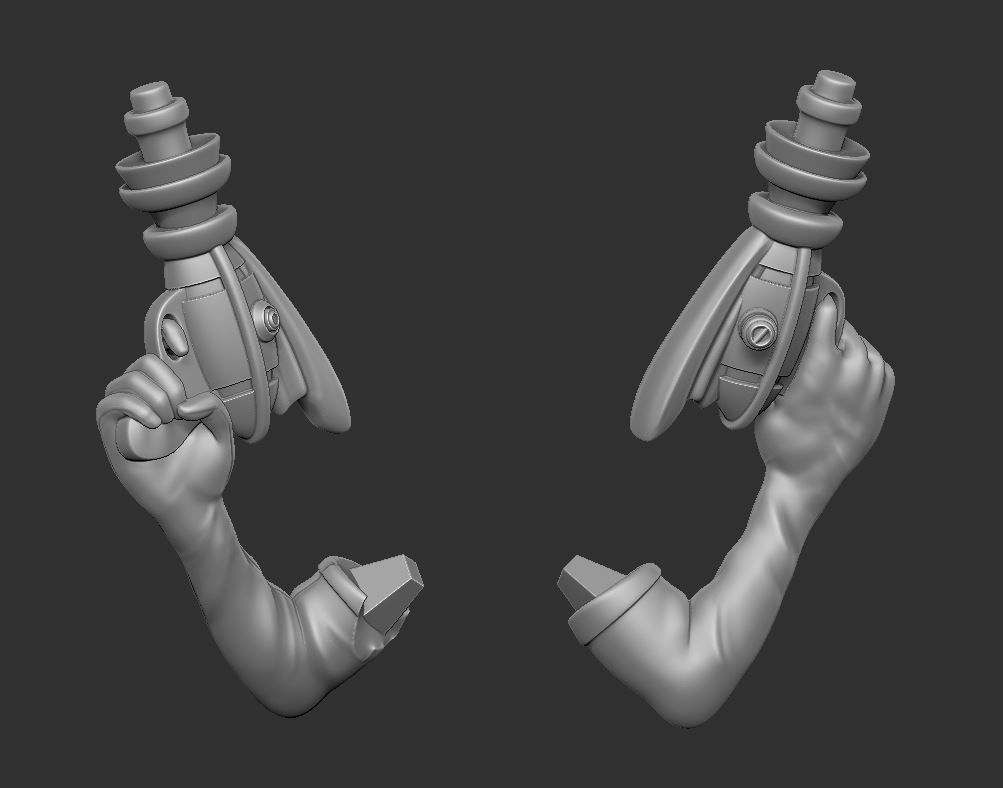 Steampunk Fairy Pinup 3D print model_8