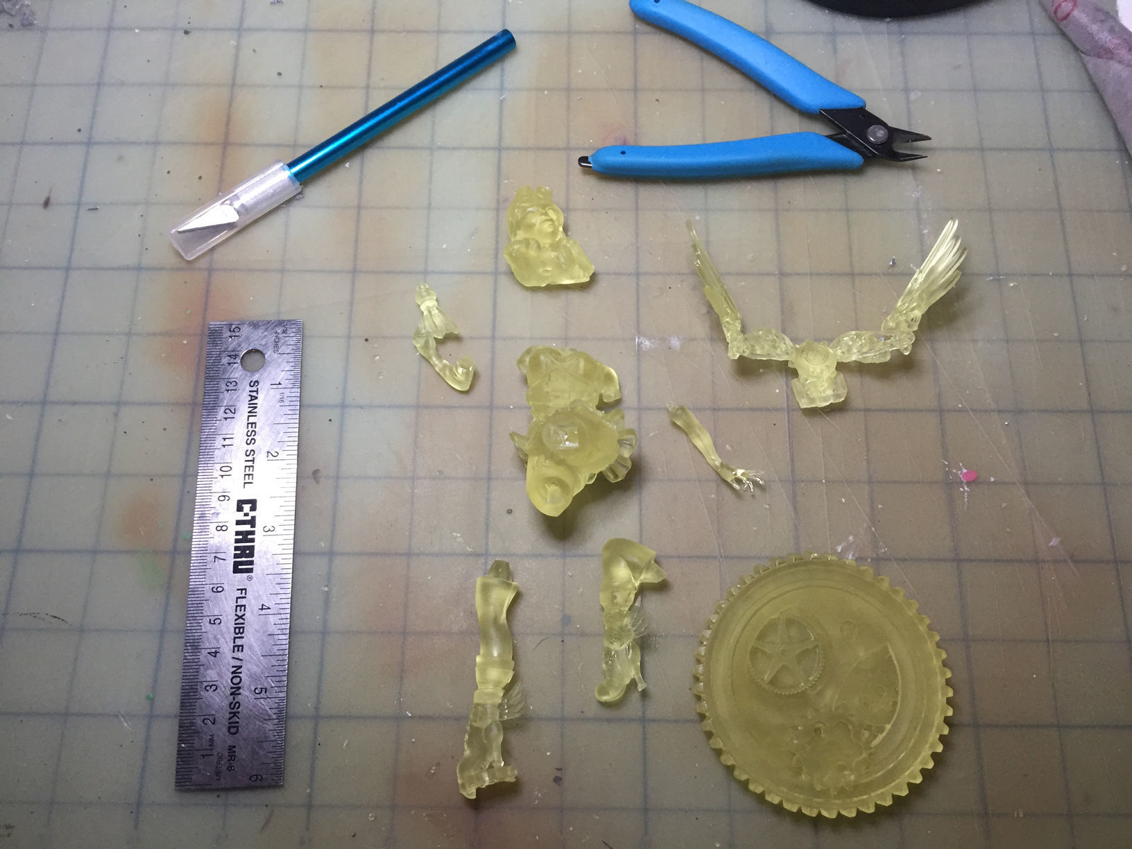 Steampunk Fairy Pinup 3D print model_13