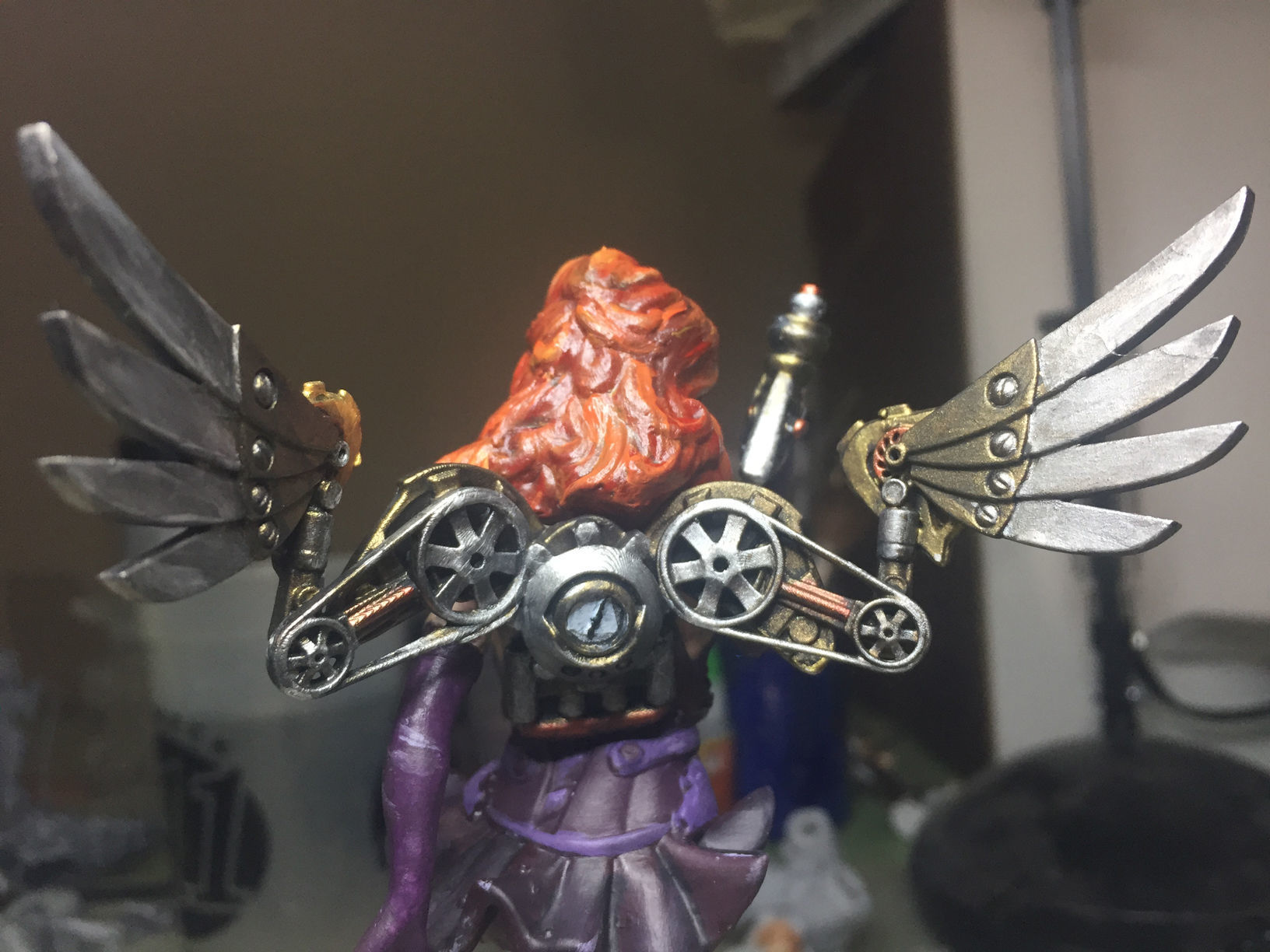 Steampunk Fairy Pinup 3D print model_27