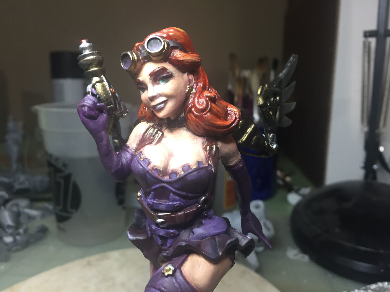 Steampunk Fairy Pinup 3D print model_24
