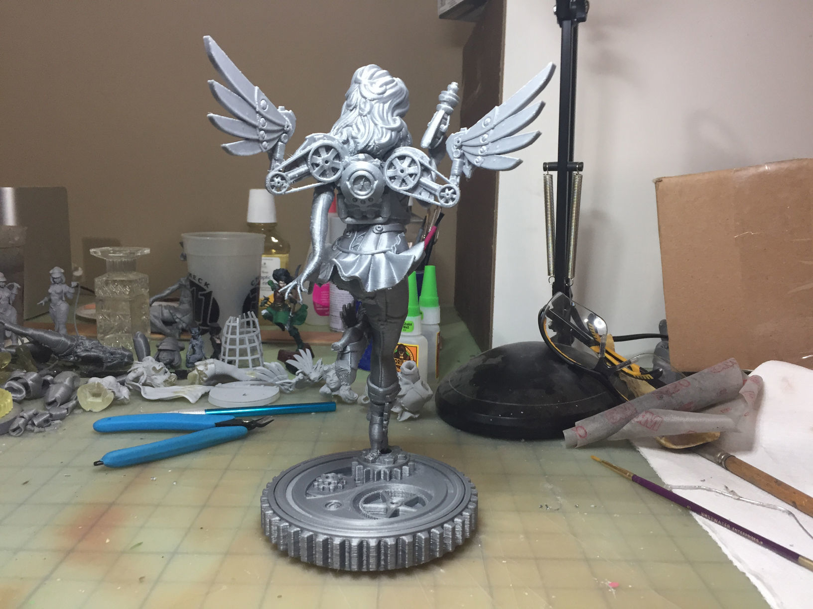 Steampunk Fairy Pinup 3D print model_30