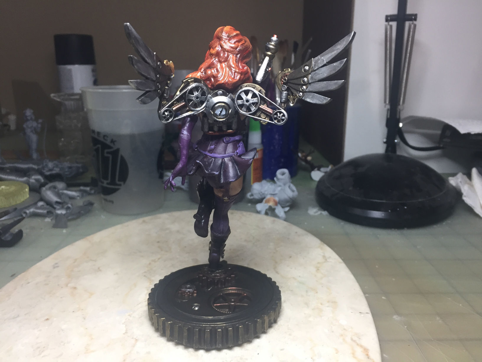 Steampunk Fairy Pinup 3D print model_21