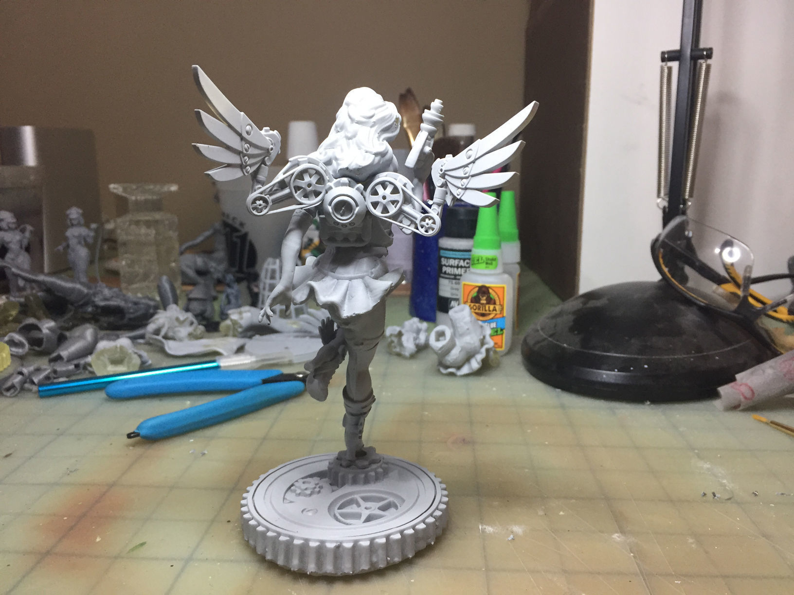 Steampunk Fairy Pinup 3D print model_16