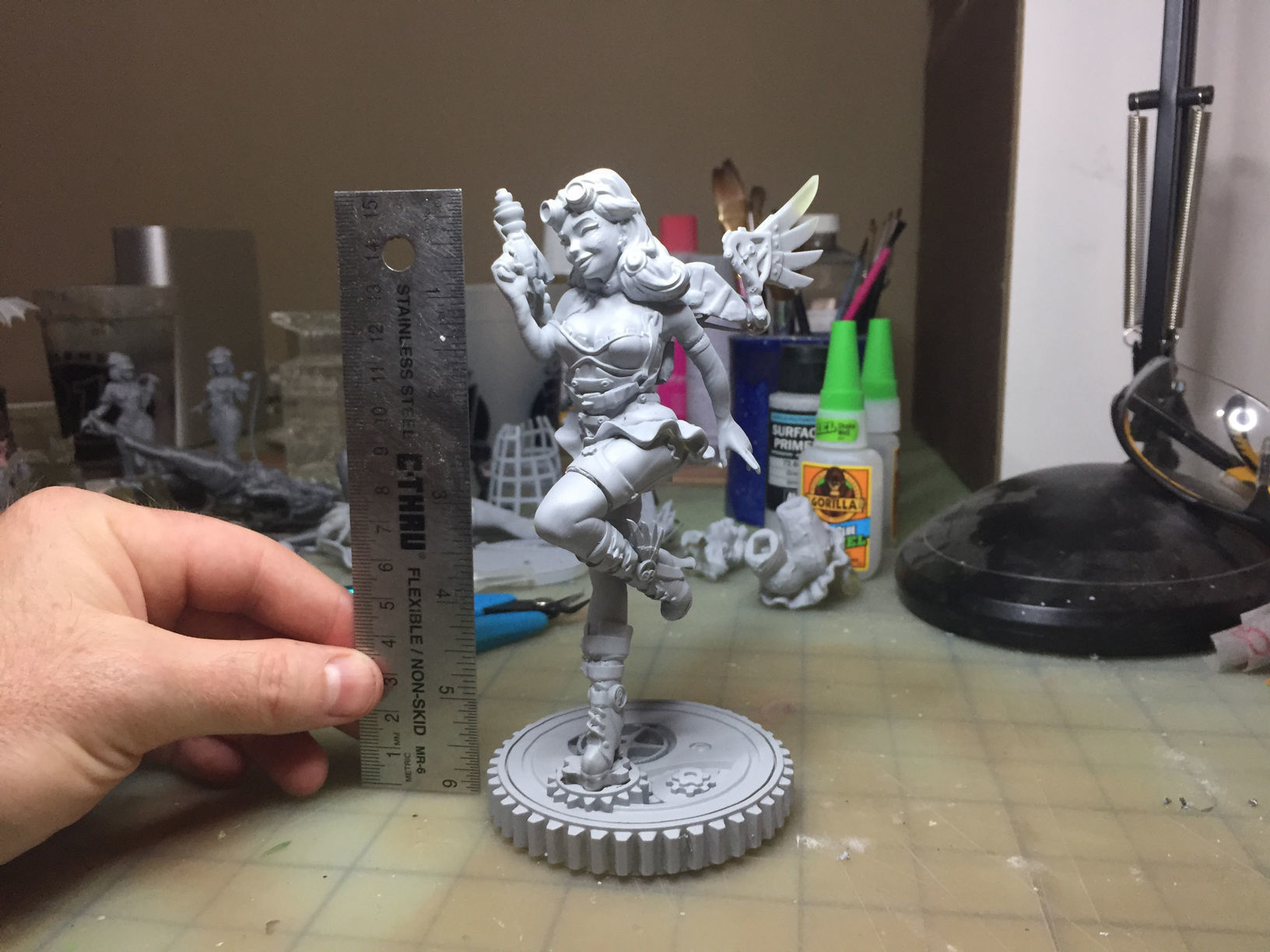 Steampunk Fairy Pinup 3D print model_18
