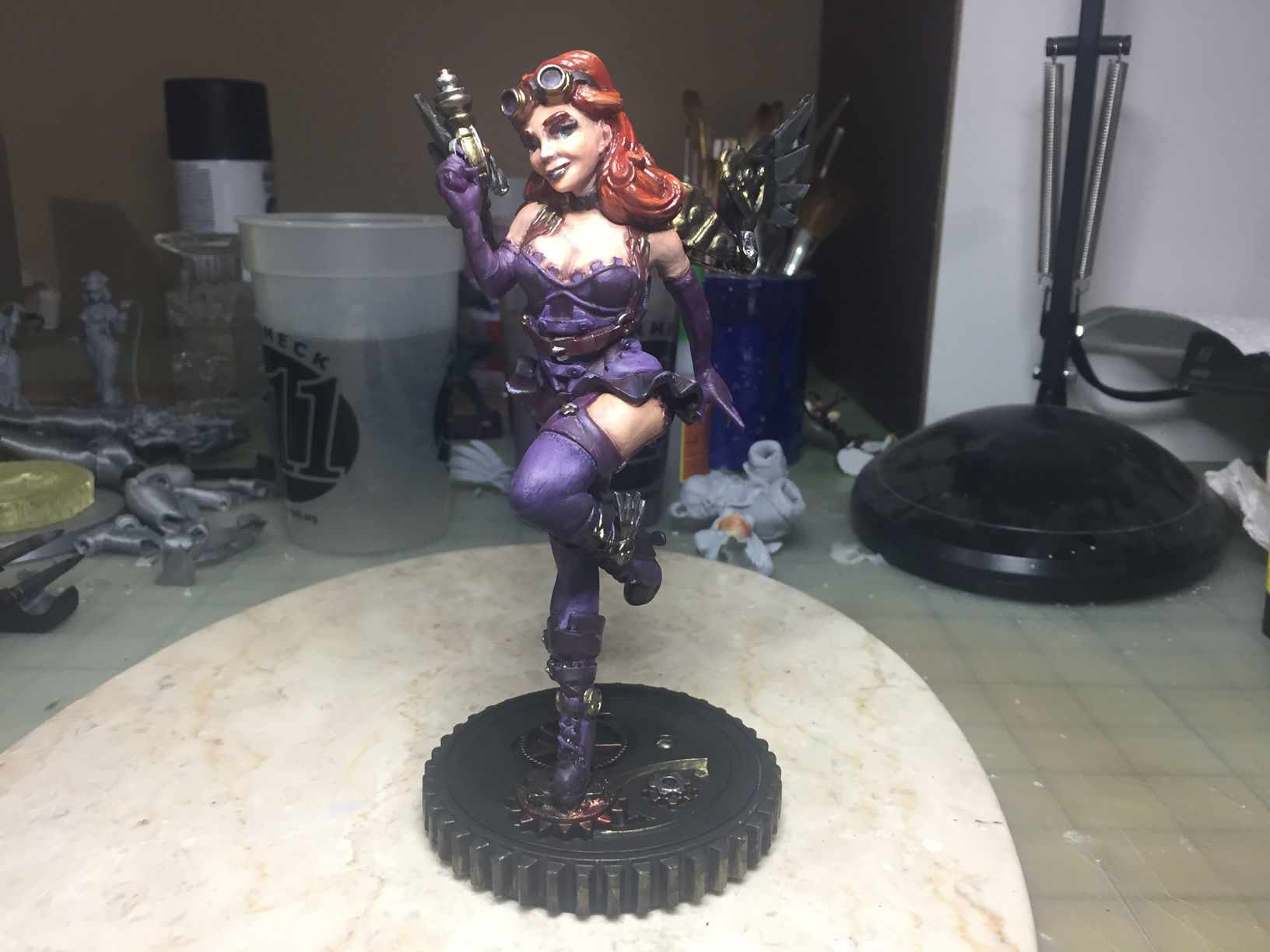 Steampunk Fairy Pinup 3D print model_19