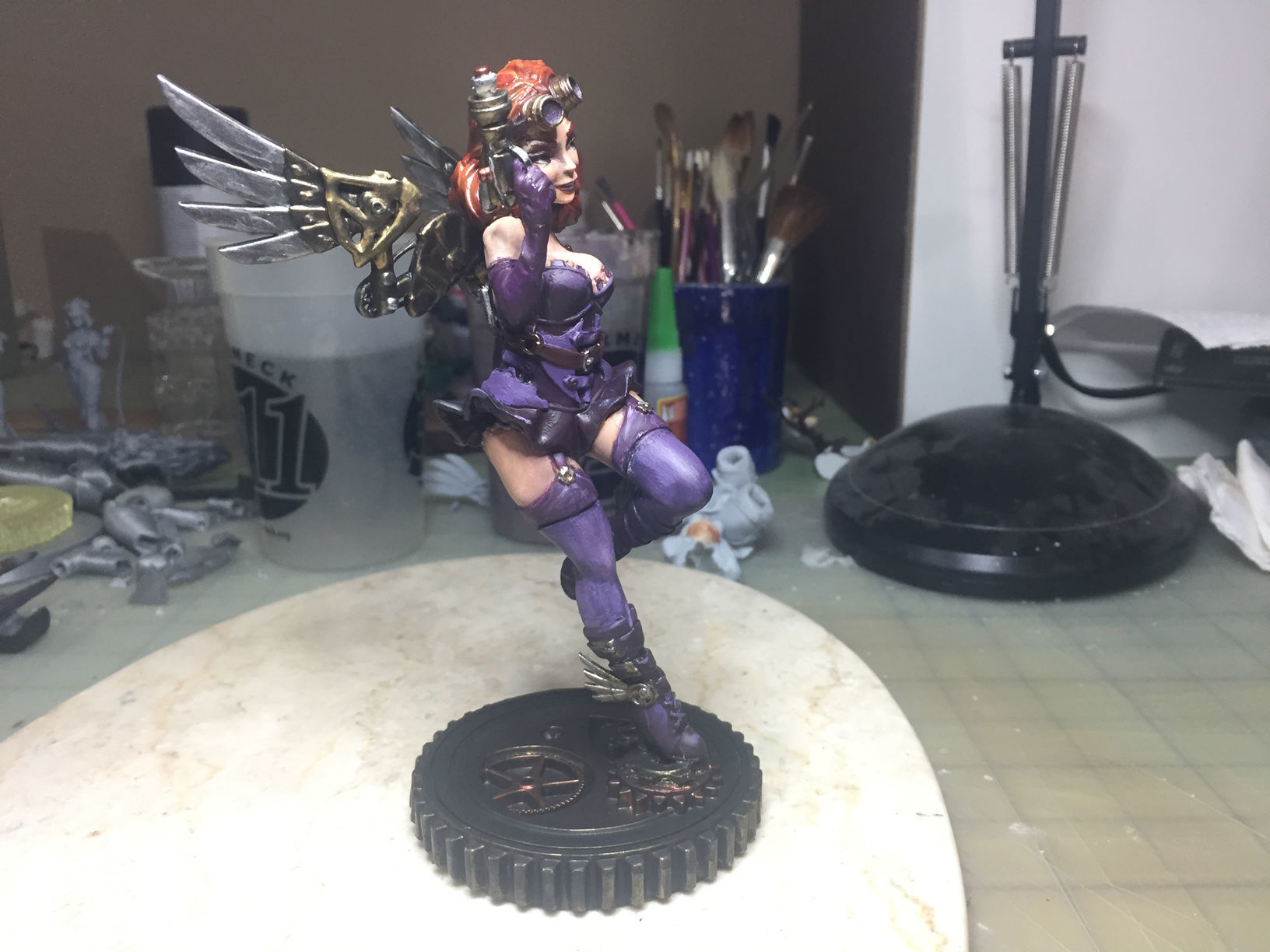 Steampunk Fairy Pinup 3D print model_22