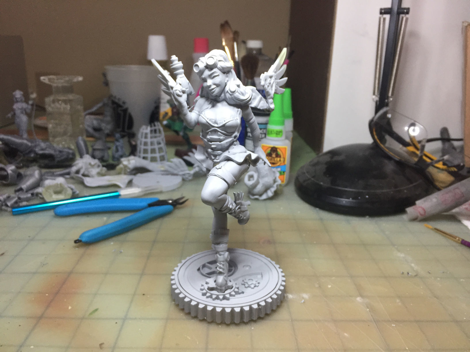 Steampunk Fairy Pinup 3D print model_14