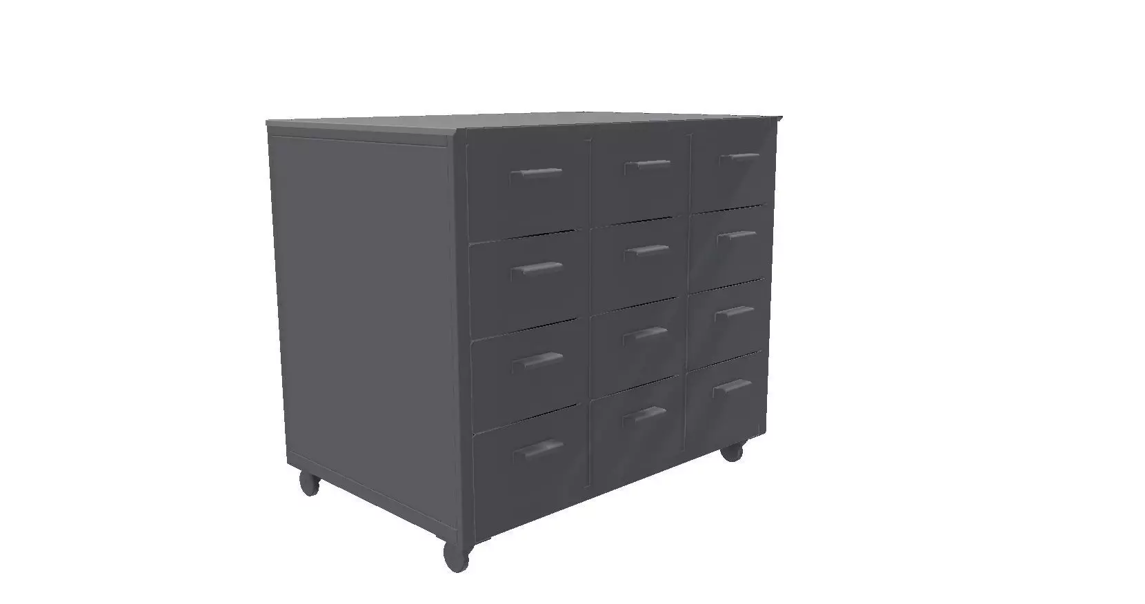 Archive cabinet 3D model_0