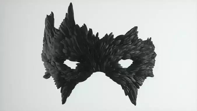 Carnival Mask - Raven 3D print model
