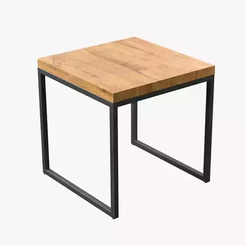 Square Coffee Table Free low-poly 3D model