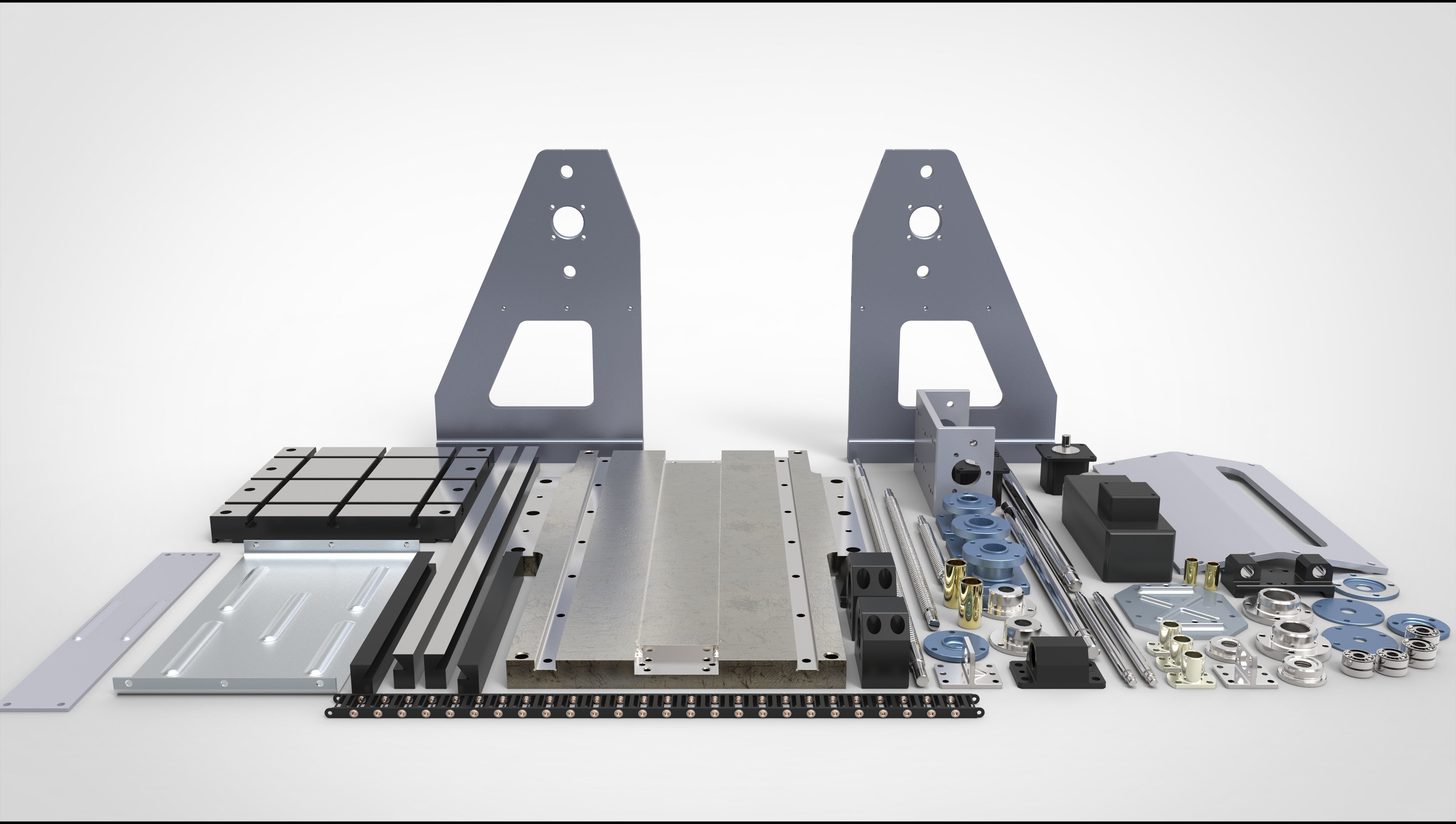 CNC Machine 3D model_10
