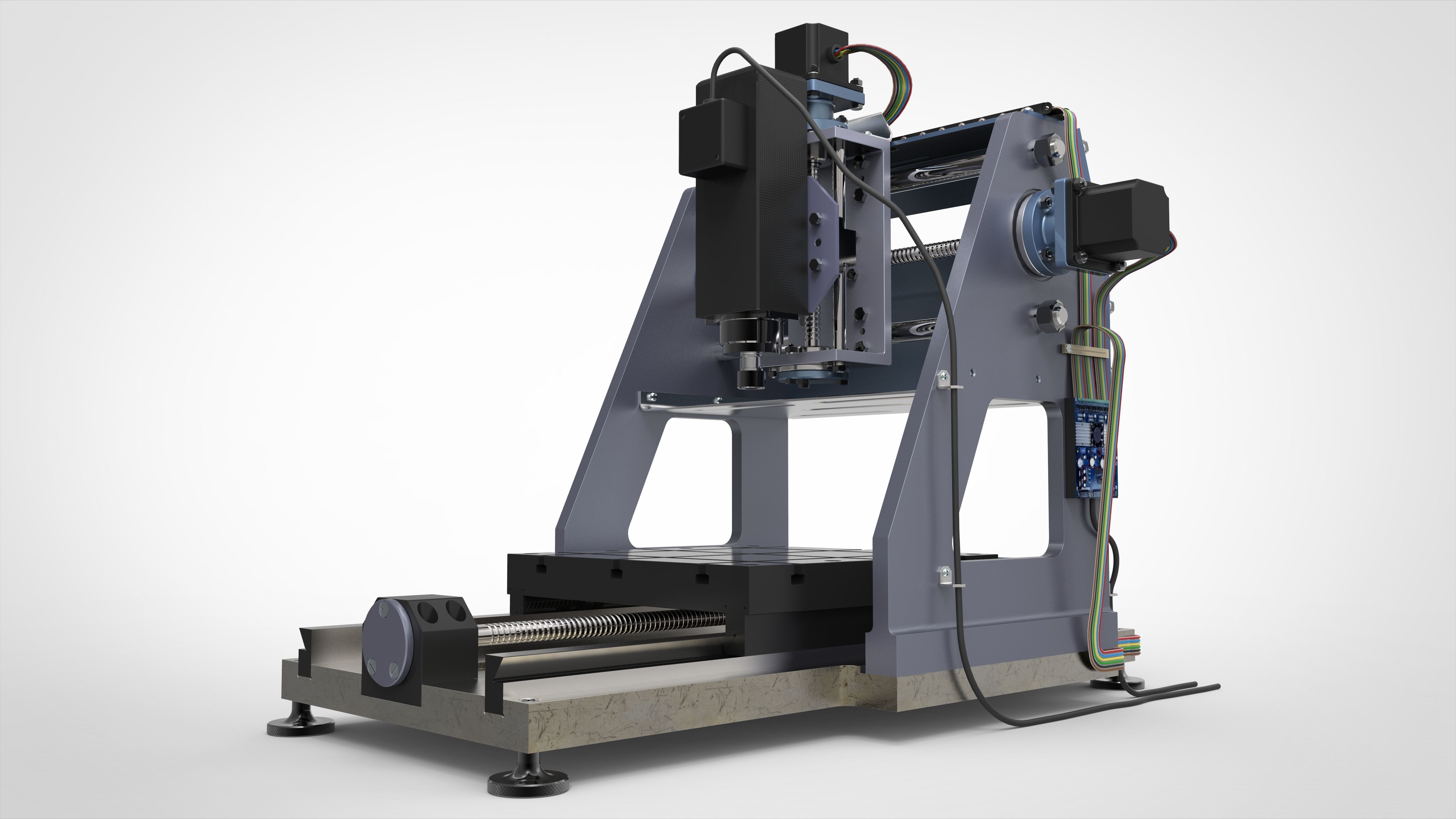 CNC Machine 3D model_1