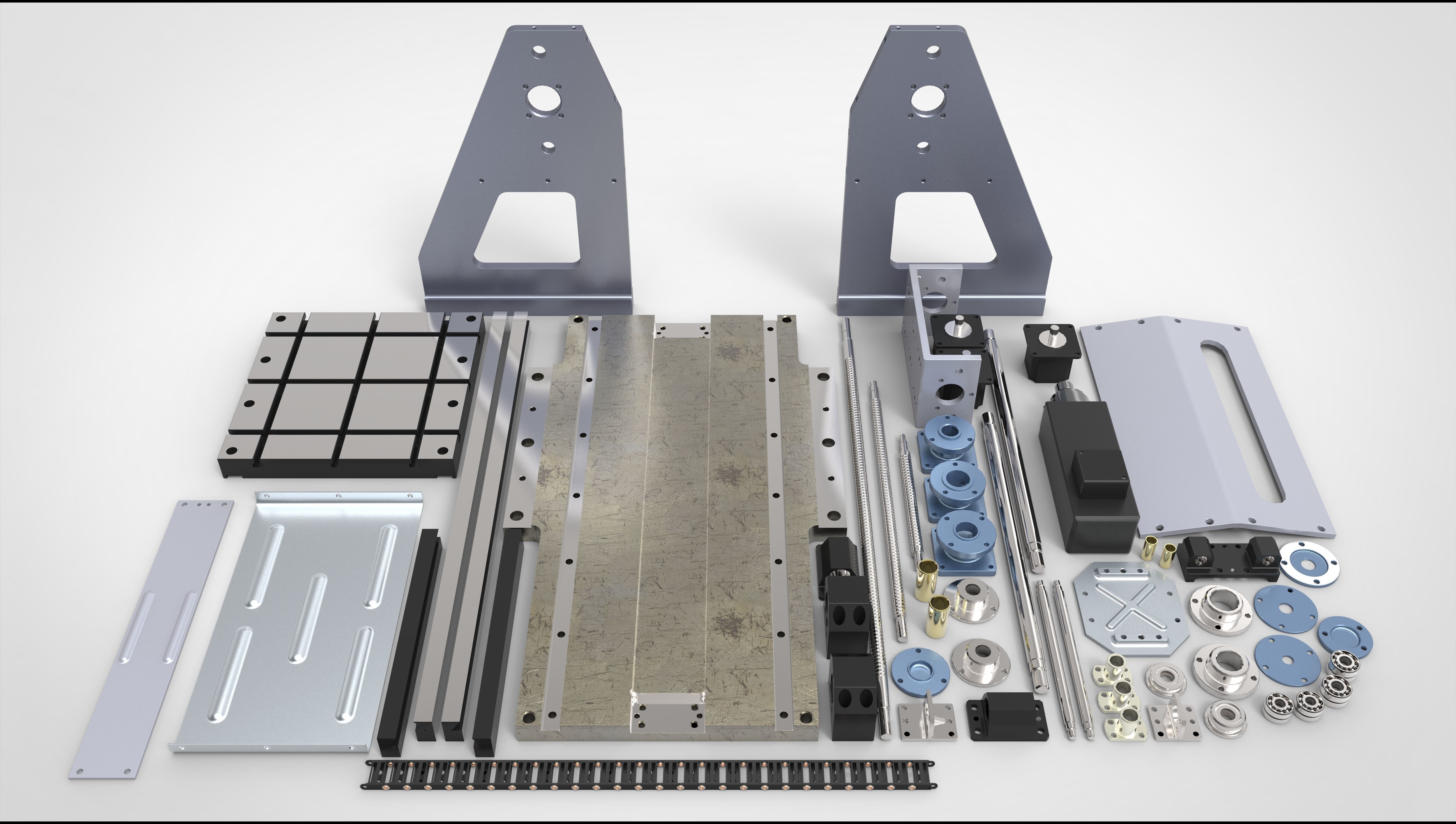 CNC Machine 3D model_9