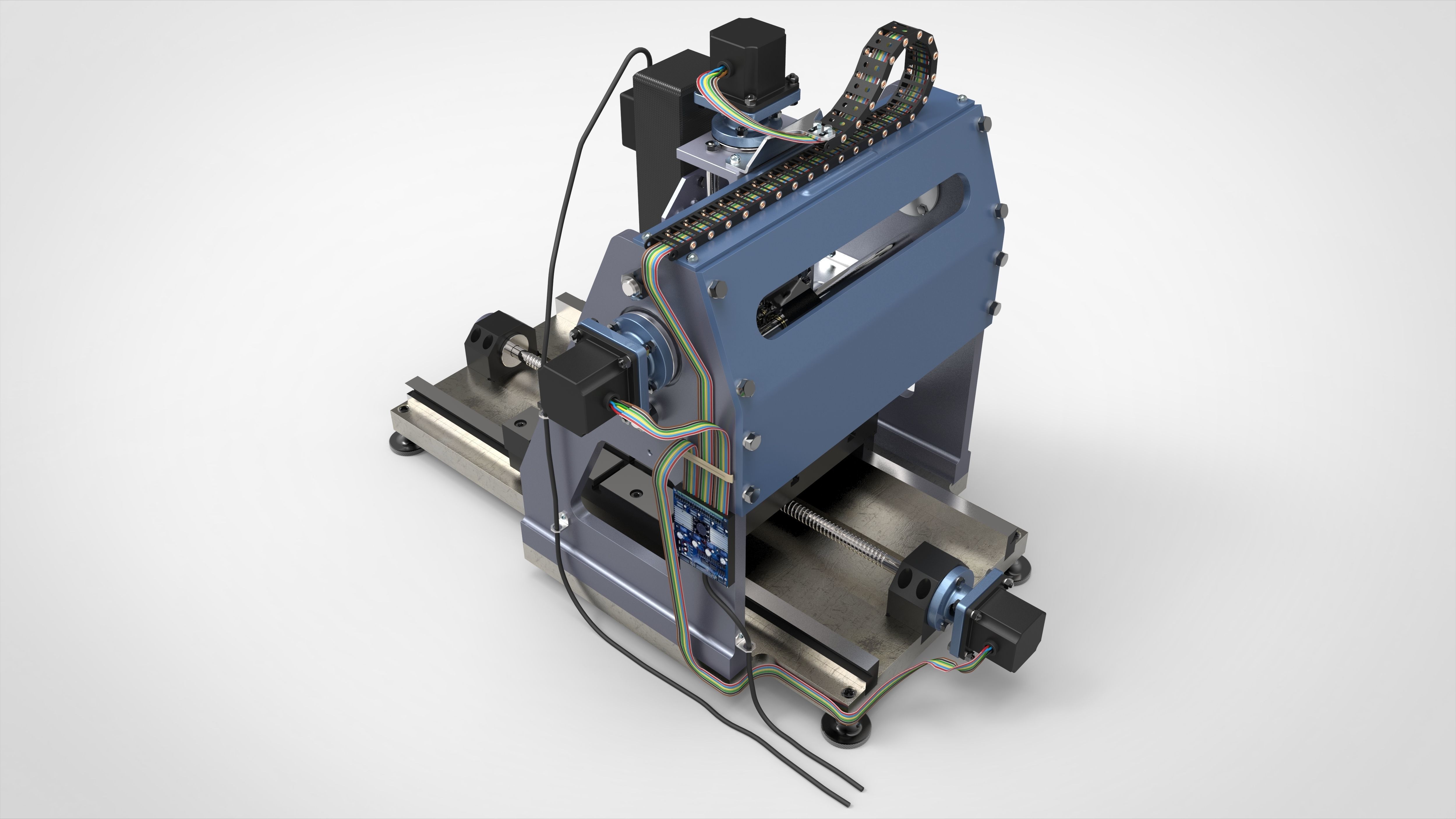 CNC Machine 3D model_4