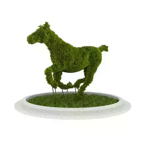 horse topiary