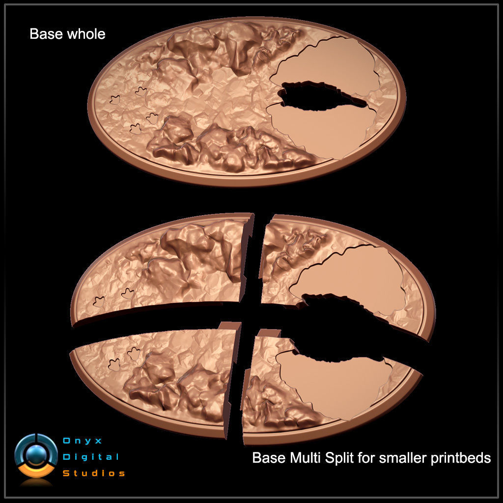 Monster Hunter - Rathalos - 3d printable Diorama 3D print model_7