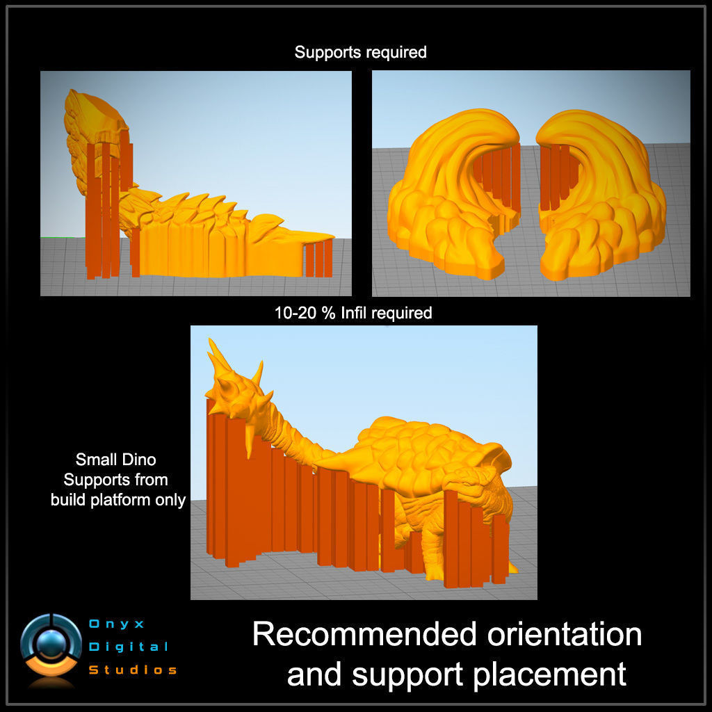 Monster Hunter - Rathalos - 3d printable Diorama 3D print model_10