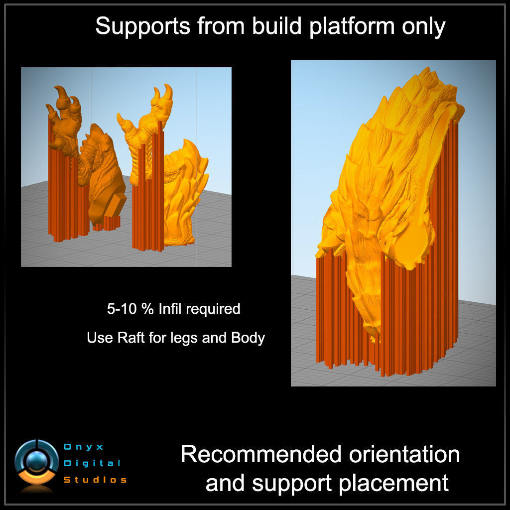 Monster Hunter - Rathalos - 3d printable Diorama 3D print model_12