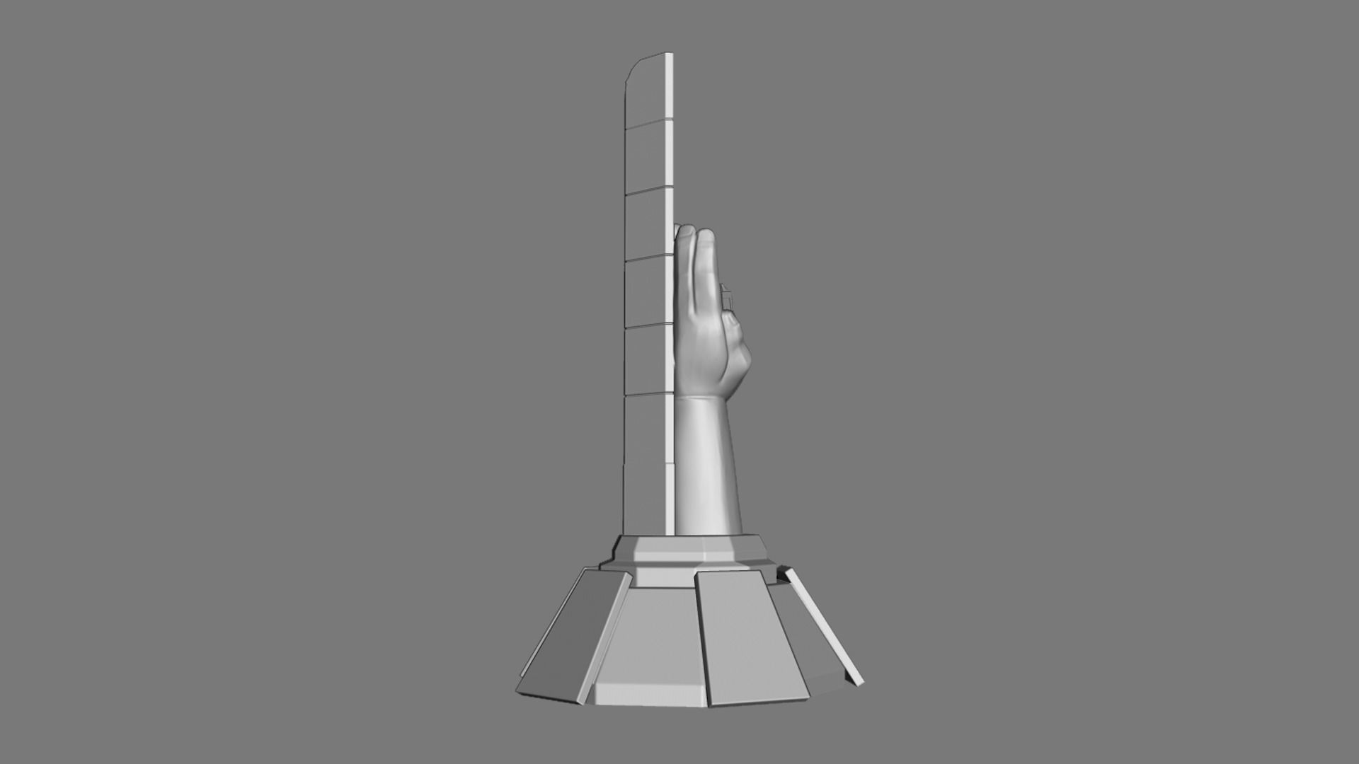 Monument in Chernobyl 3D print model_6