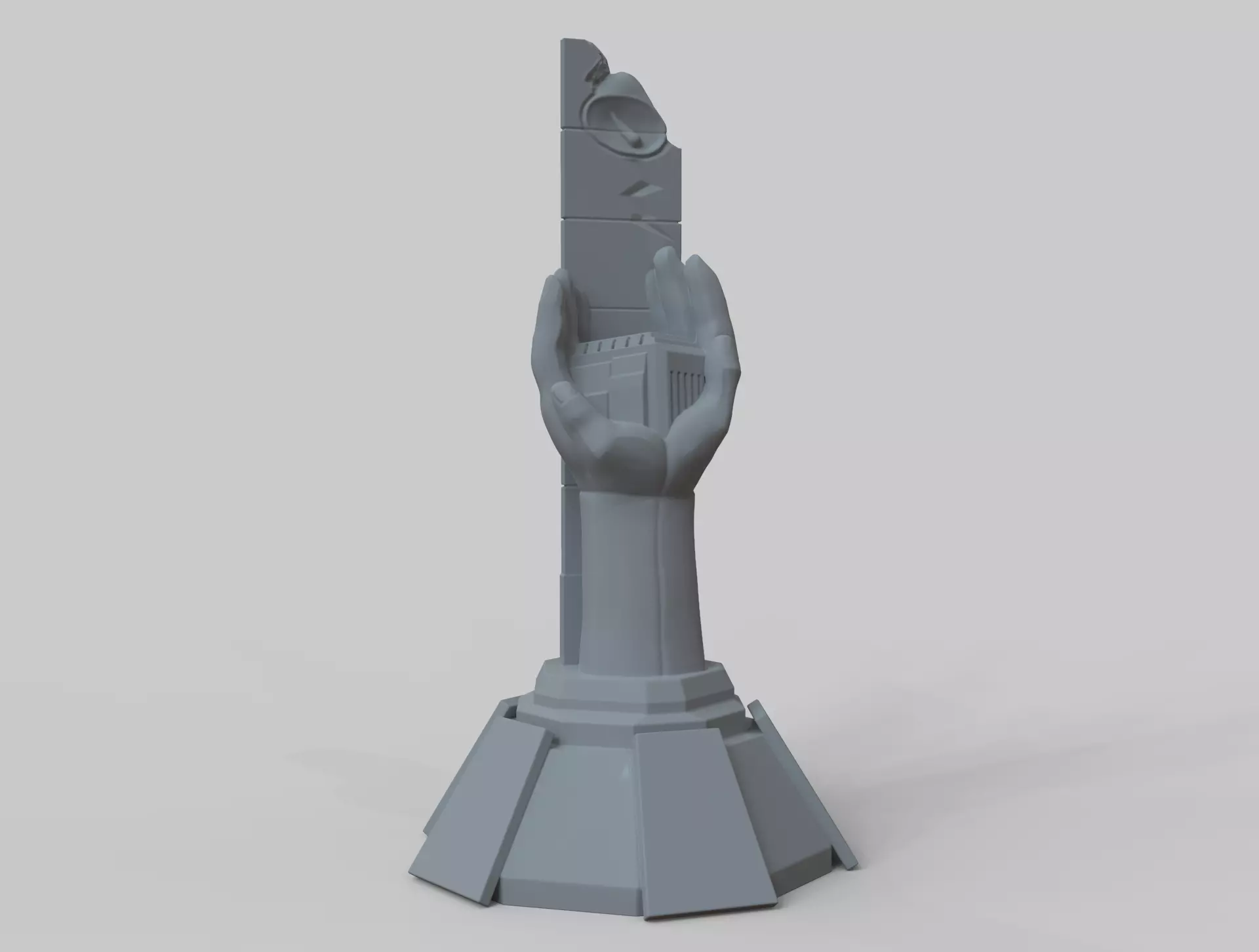Monument in Chornobyl 3D print model