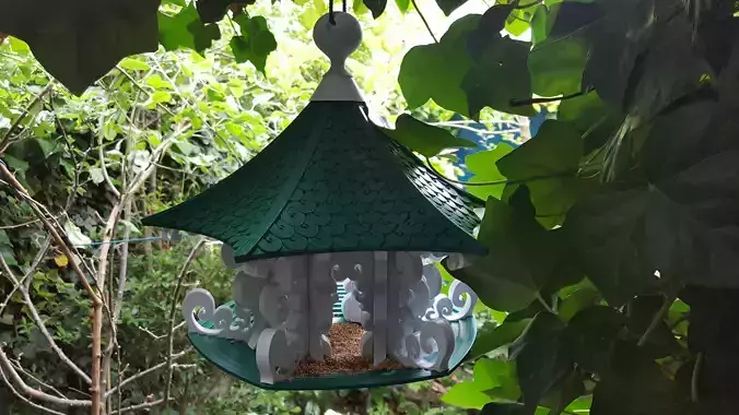 Flowing Bird Feeder