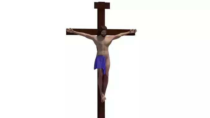 Jesus On The Cross 3D model