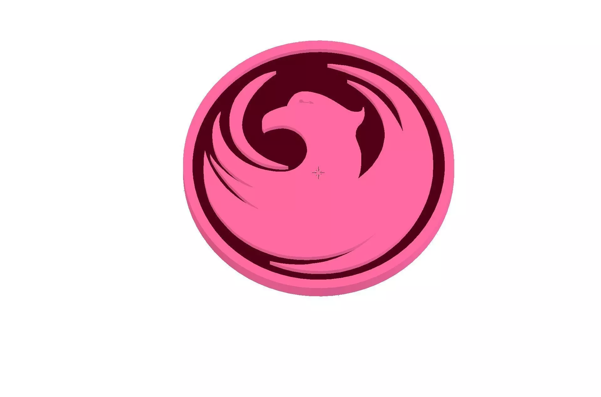 Phoenix logo 3D model_0