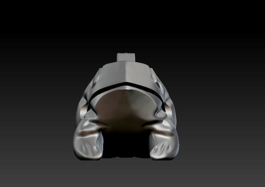 Singing frog 3D print model_23