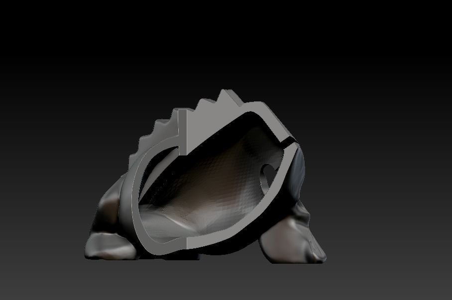 Singing frog 3D print model_29