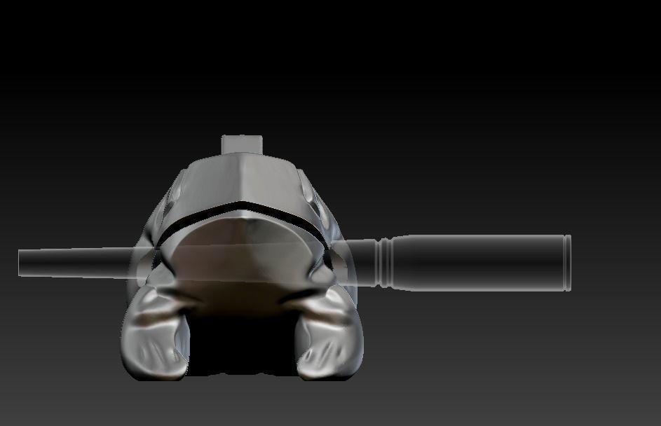 Singing frog 3D print model_20