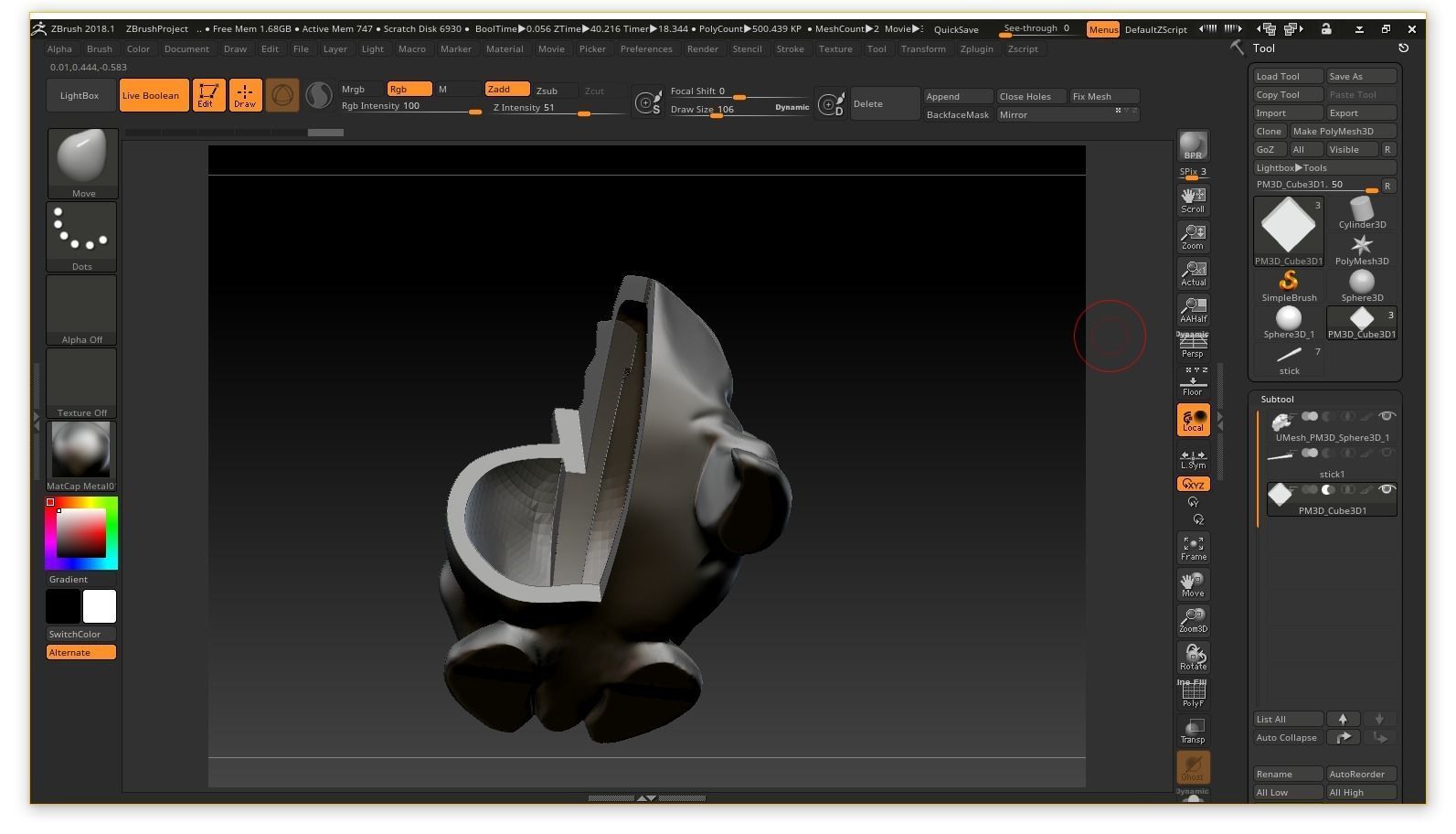 Singing frog 3D print model_32