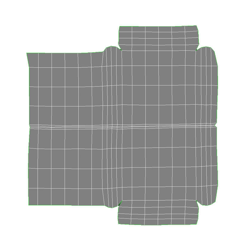 Low poly fabric armchair sofa Low-poly 3D model_9