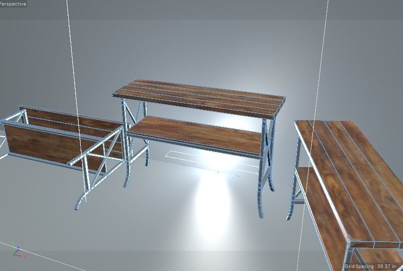 table 01 Free low-poly 3D model_4