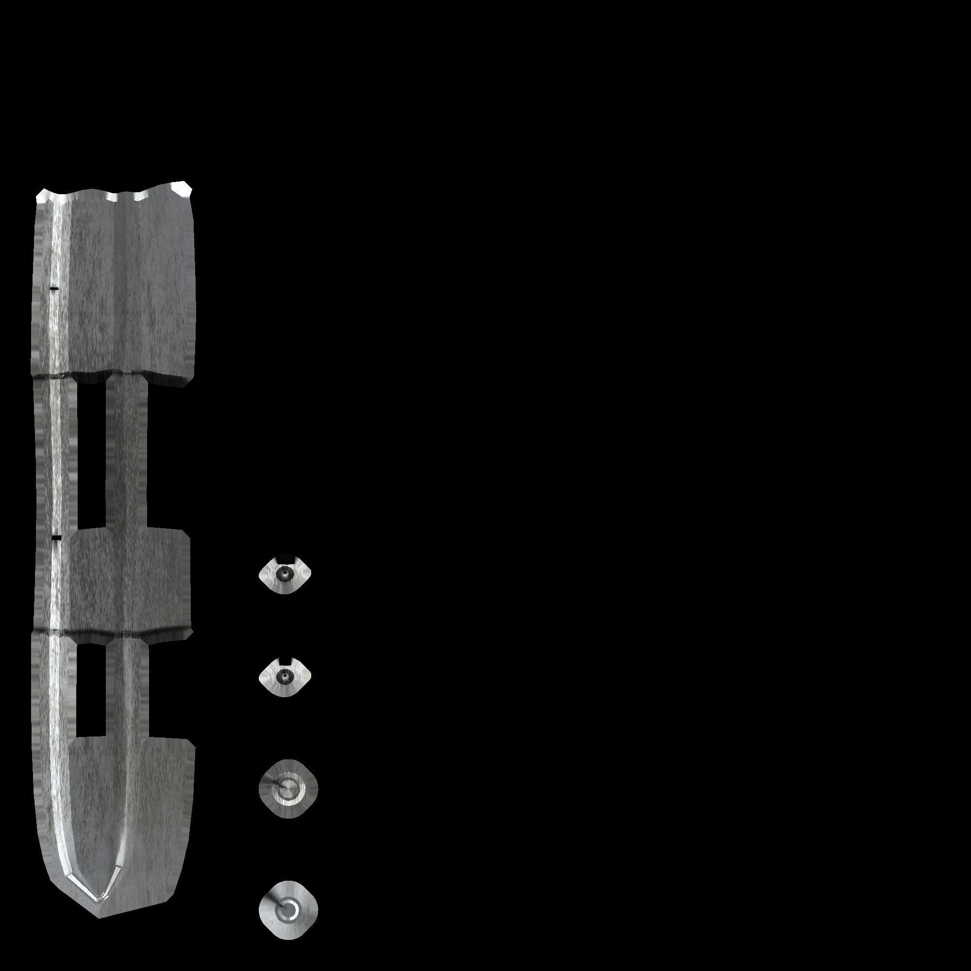 HUSSAR SWORD 1809 Low-poly 3D model_11