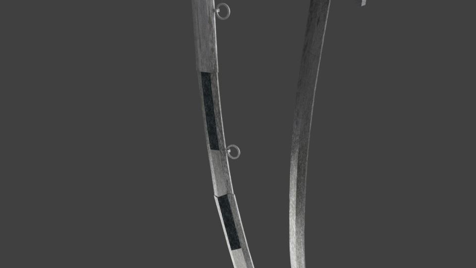 HUSSAR SWORD 1809 Low-poly 3D model_2