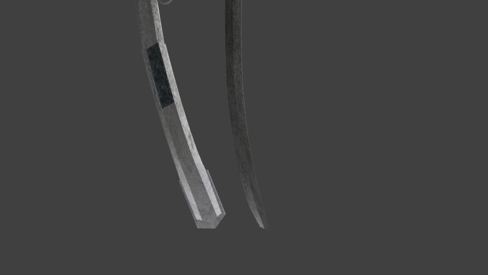 HUSSAR SWORD 1809 Low-poly 3D model_5