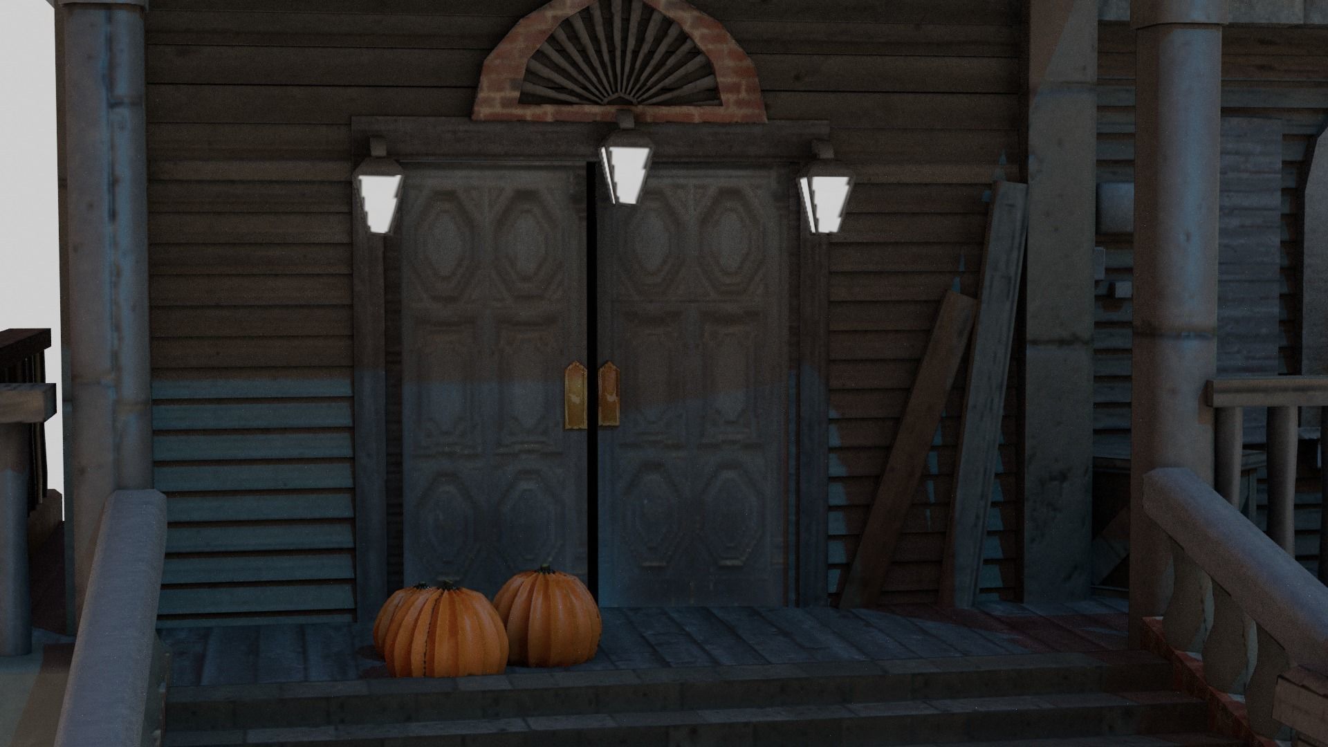 Halloween Pack 1 Low-poly 3D model_10