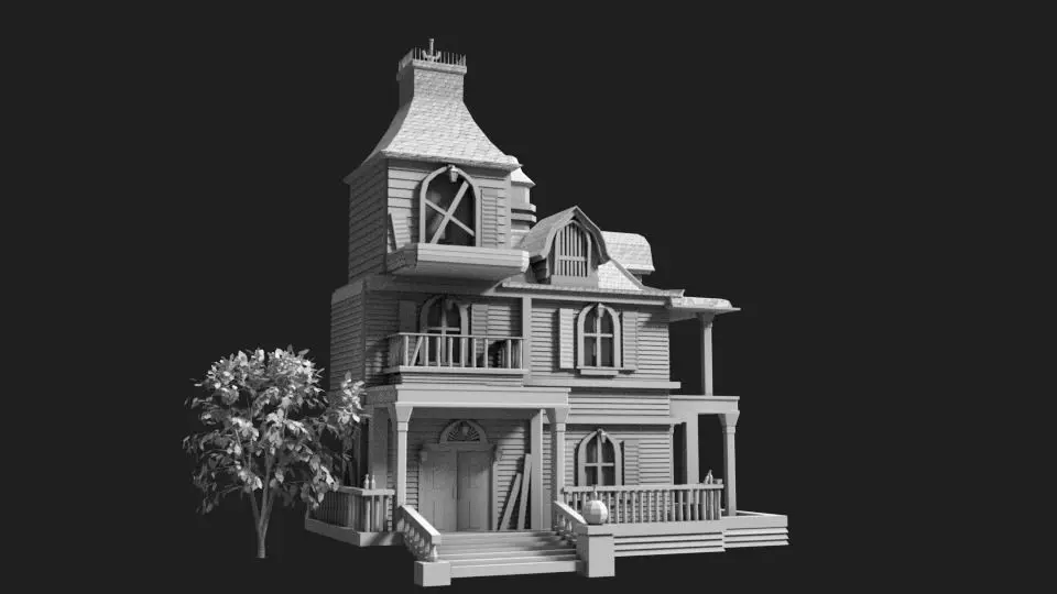 Halloween Pack 1 Low-poly 3D model_0