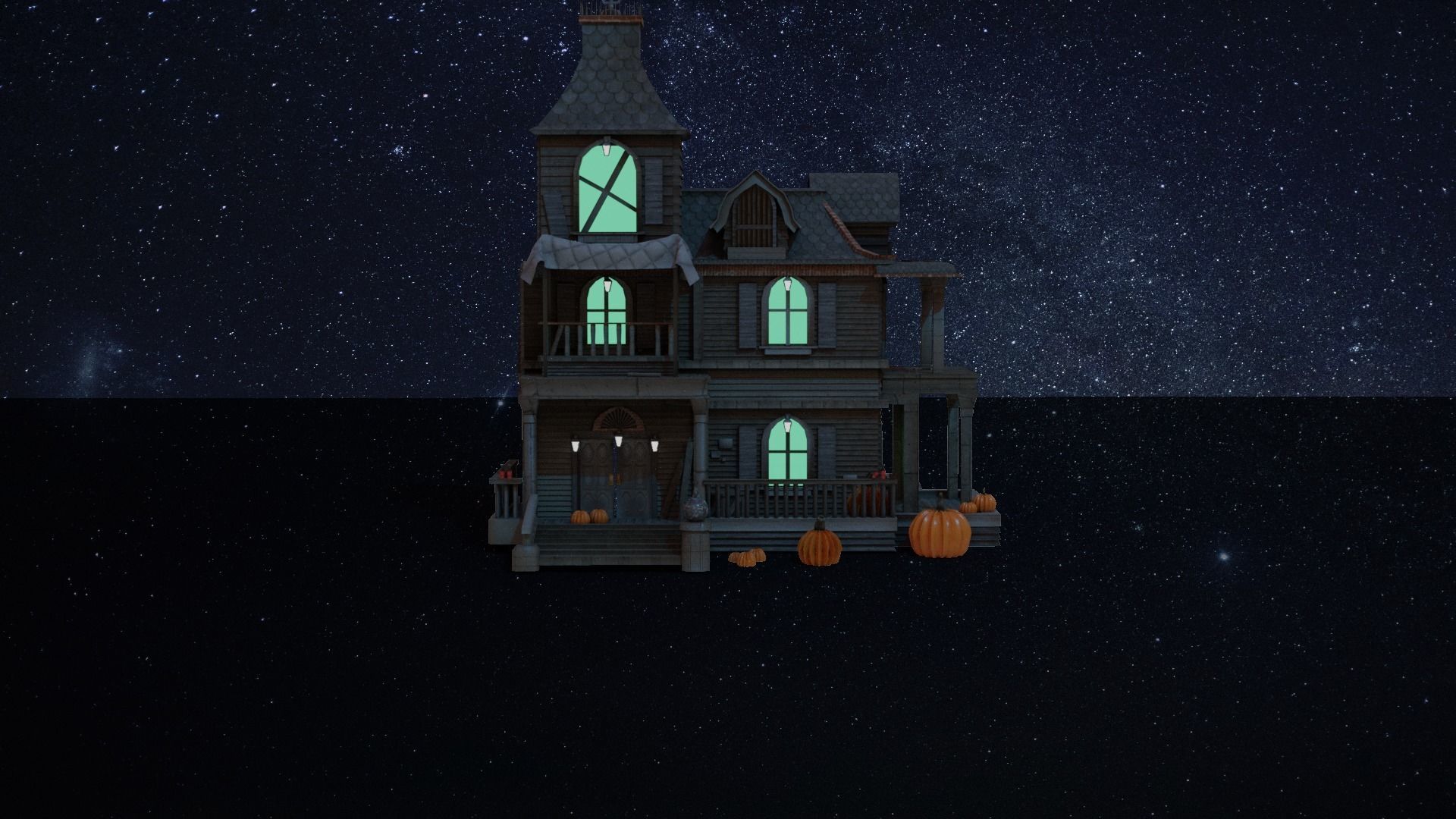 Halloween Pack 1 Low-poly 3D model_27