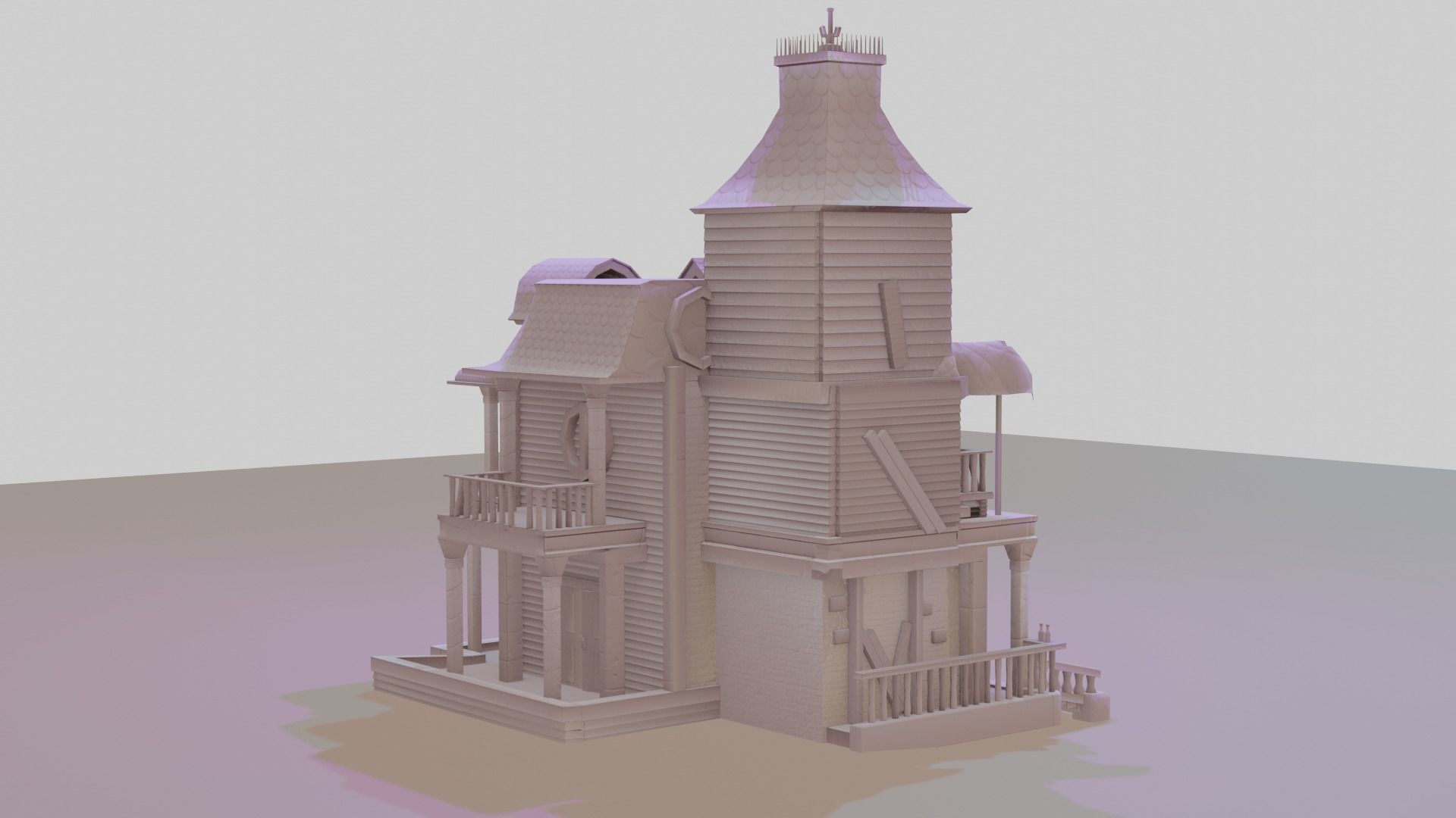 Halloween Pack 1 Low-poly 3D model_25