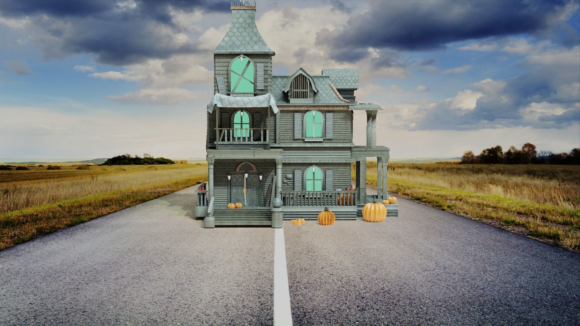 Halloween Pack 1 Low-poly 3D model_2