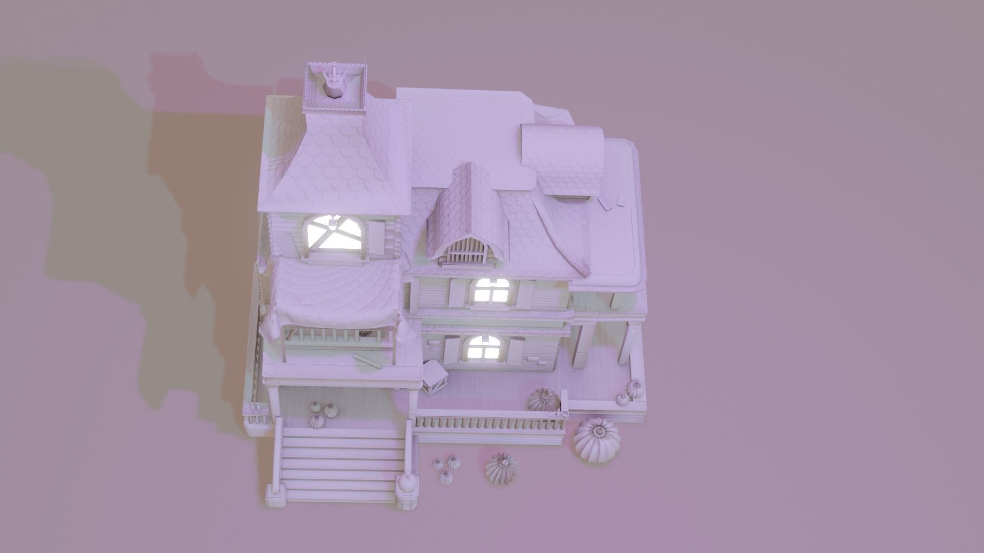 Halloween Pack 1 Low-poly 3D model_5