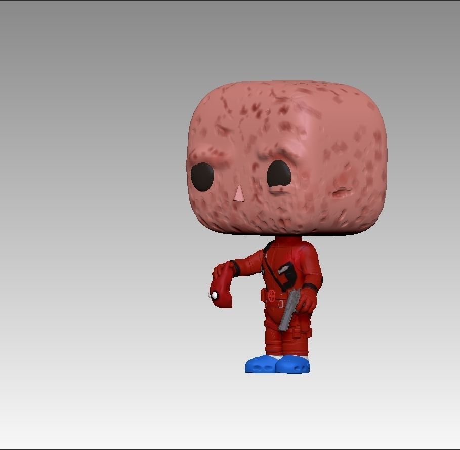 DEADPOOL POP 3D print model_1