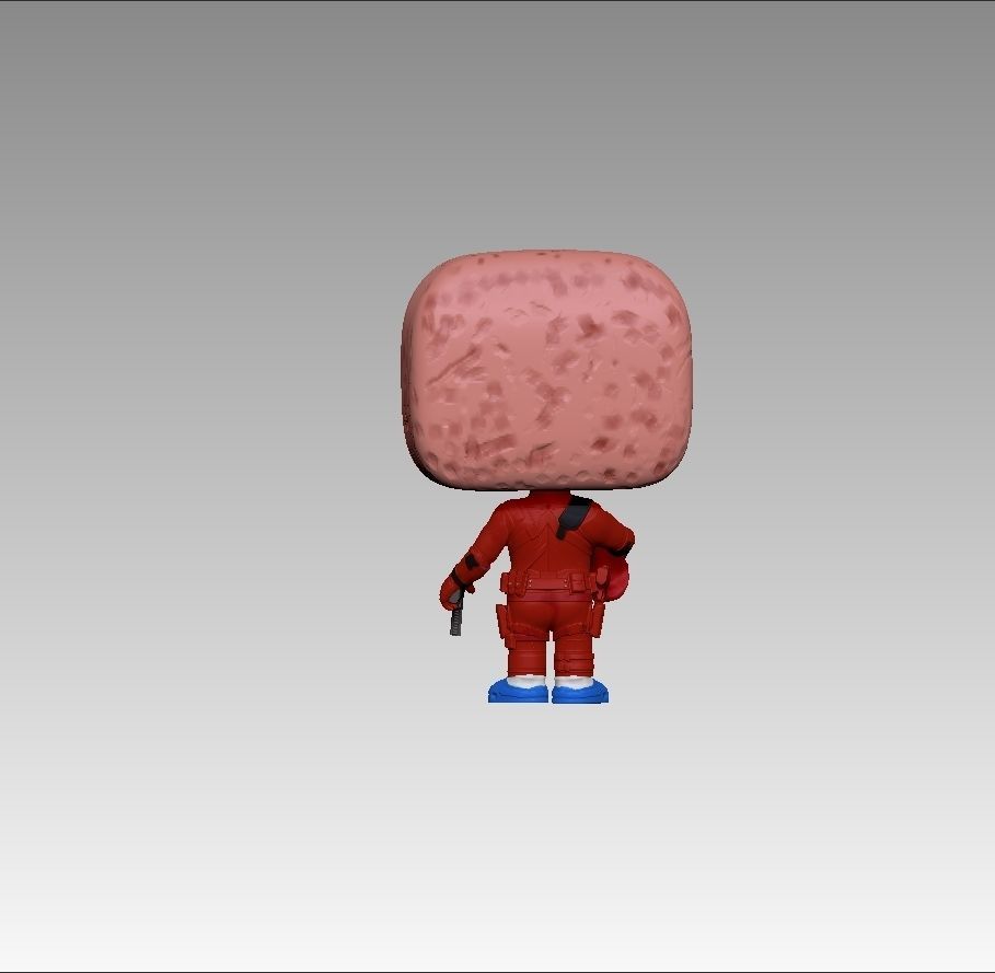 DEADPOOL POP 3D print model_2