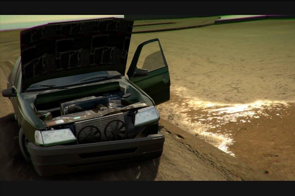 A Car For Real-Time Apps and Video Games Free low-poly 3D model_1